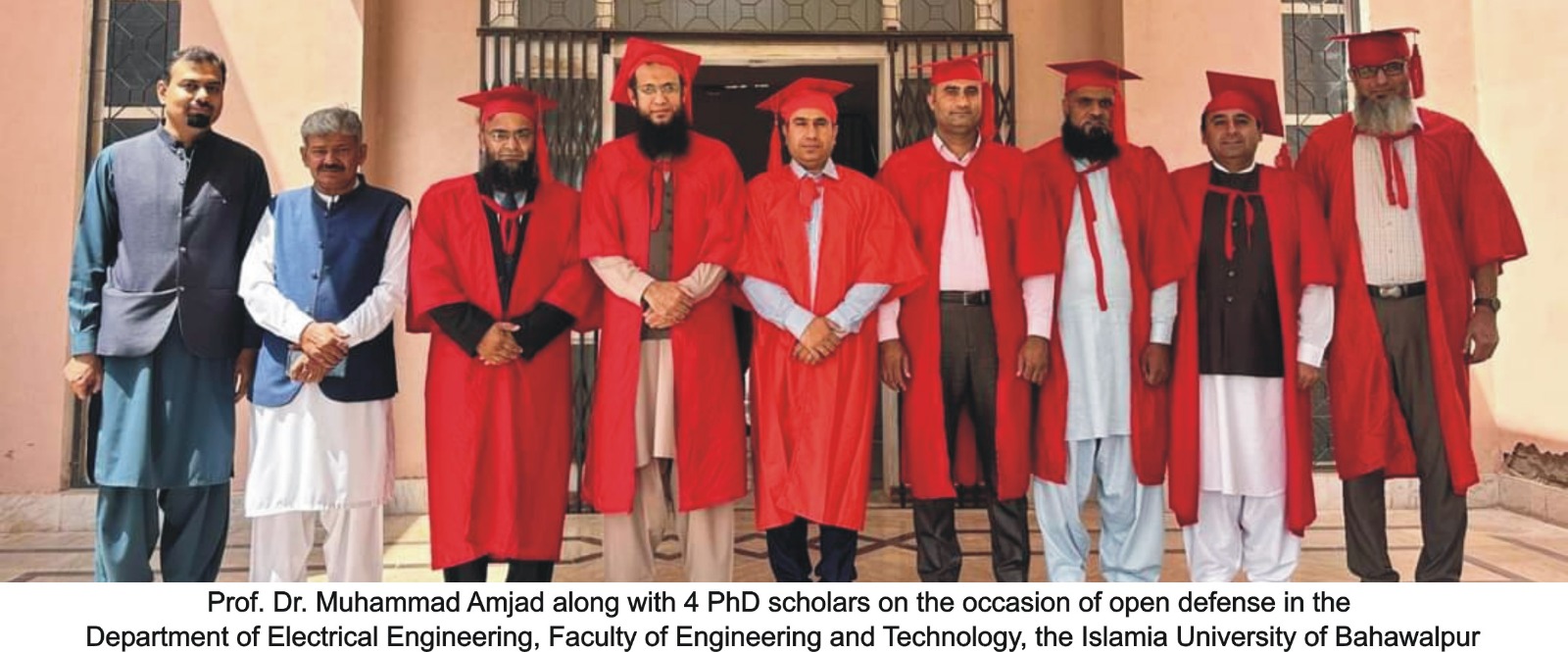 A successful open defense of four PhD scholars was held in the Department of Electrical Engineering, IUB
