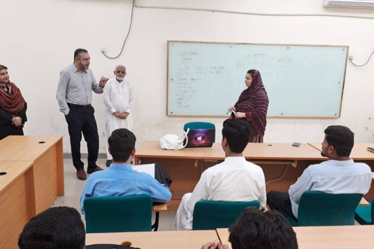 Worthy Vice Chancellor Prof. Dr. Muhammad Kamran paid visits to different departments in the Faculty of Computing.