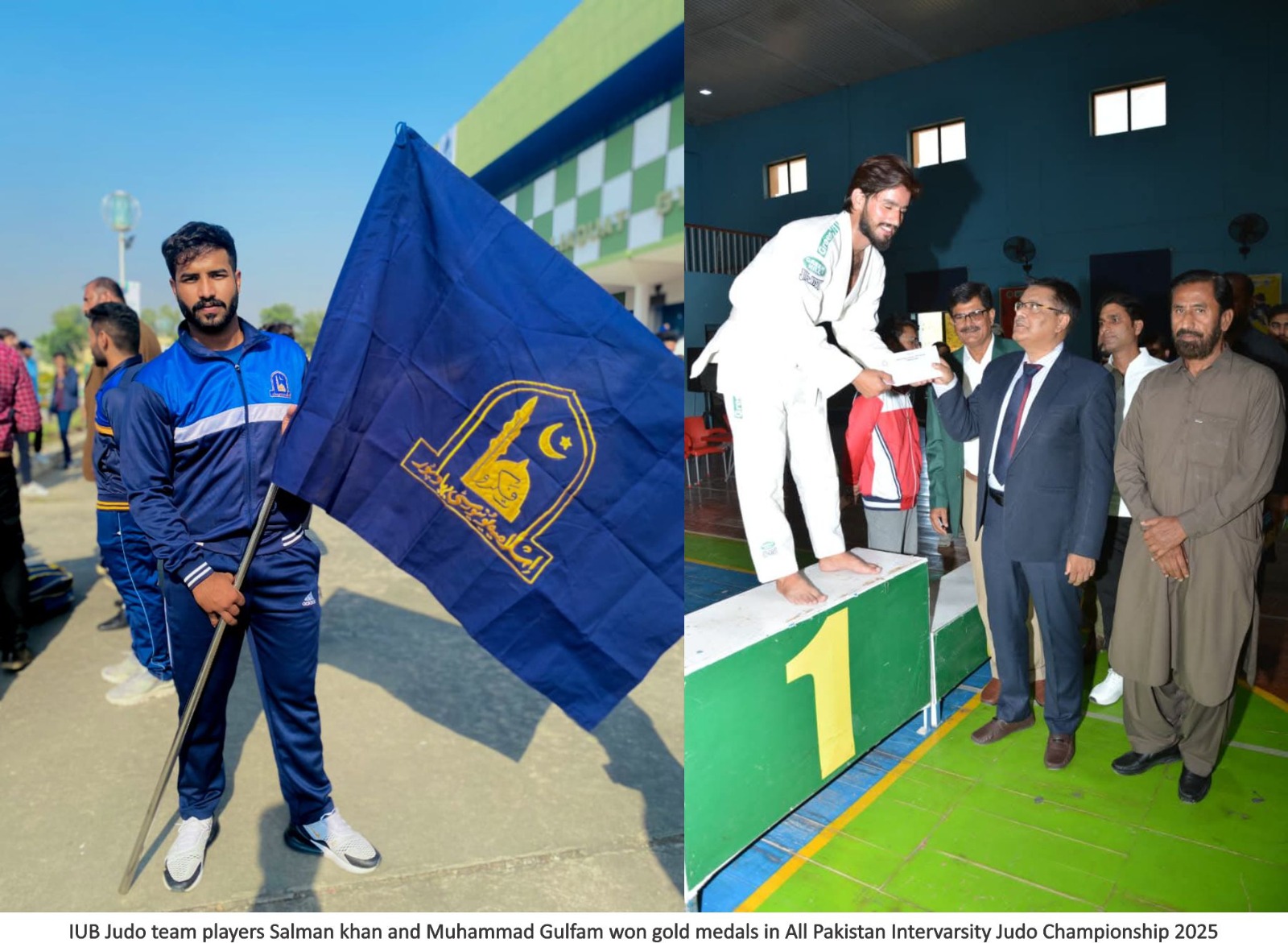 Another Proud moment for IUB: Judo team players got Gold medals in All Pakistan Intervarsity Judo Championship 2025.