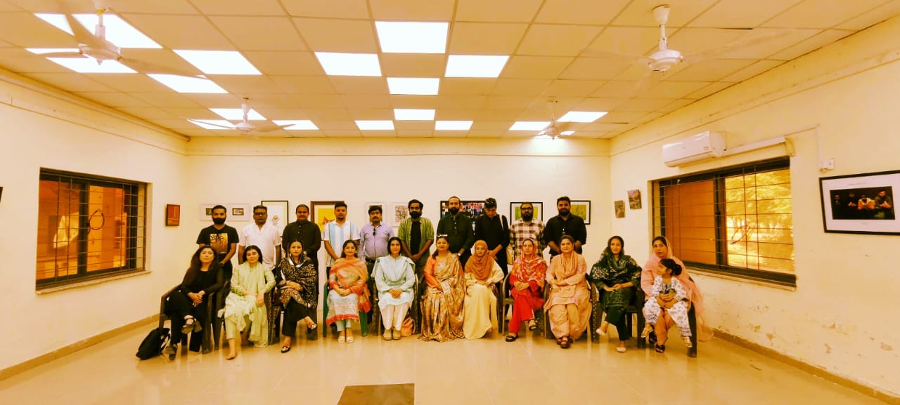 The faculty members at the University College of Art and Design celebrated Eid-ul-Fitr in a unique way.