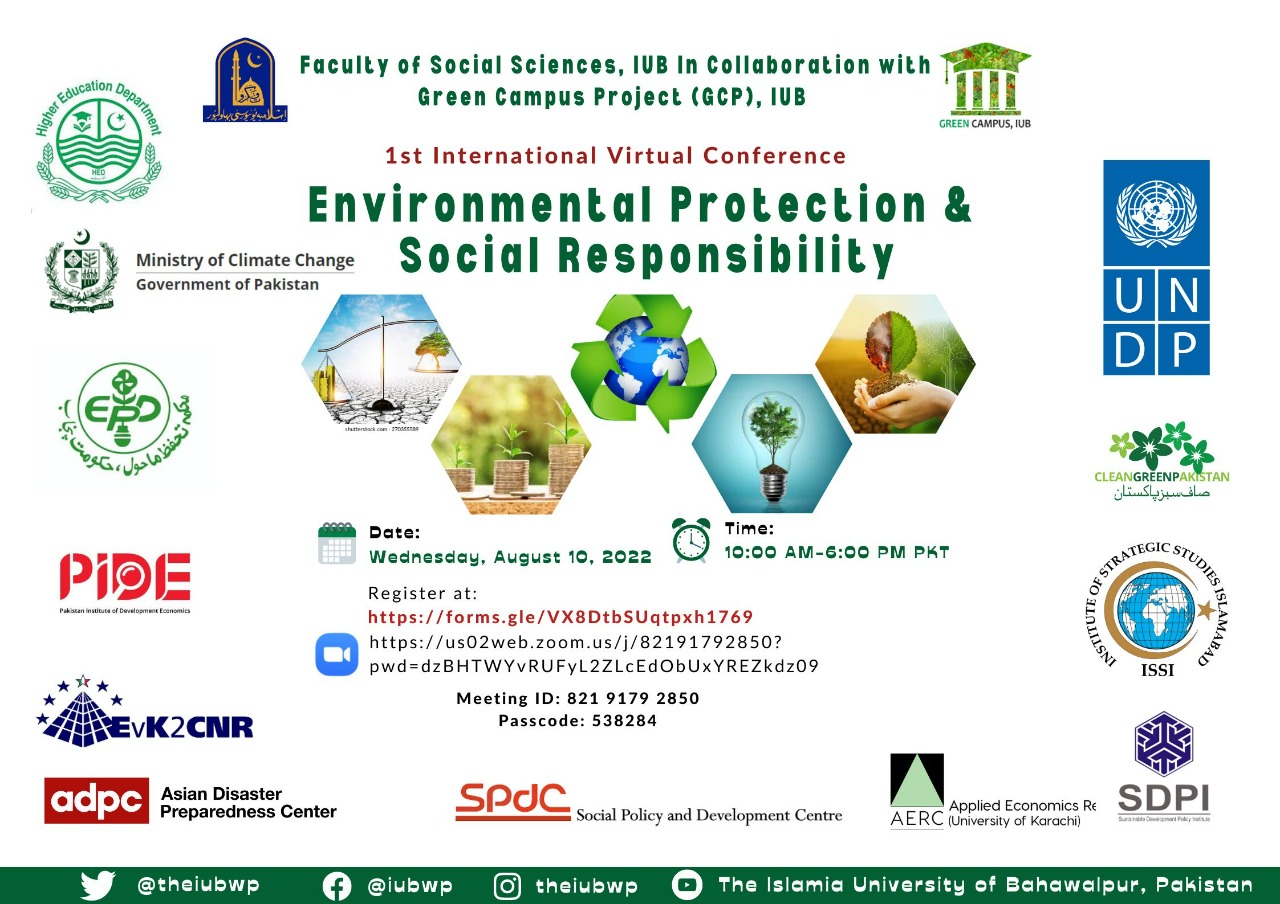IUB organize 1st International Virtual Conference on Environmental Protection and Social Responsibility