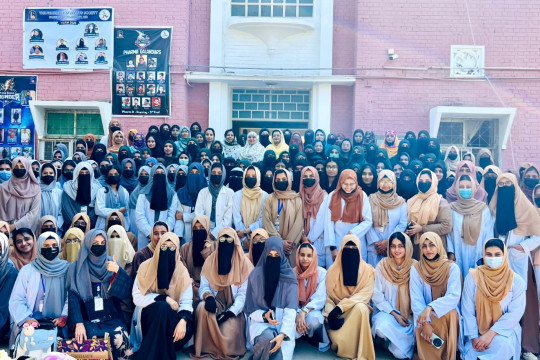 A function was organized to celebrate International Women’s Day at Khawaja Farid Campus, IUB