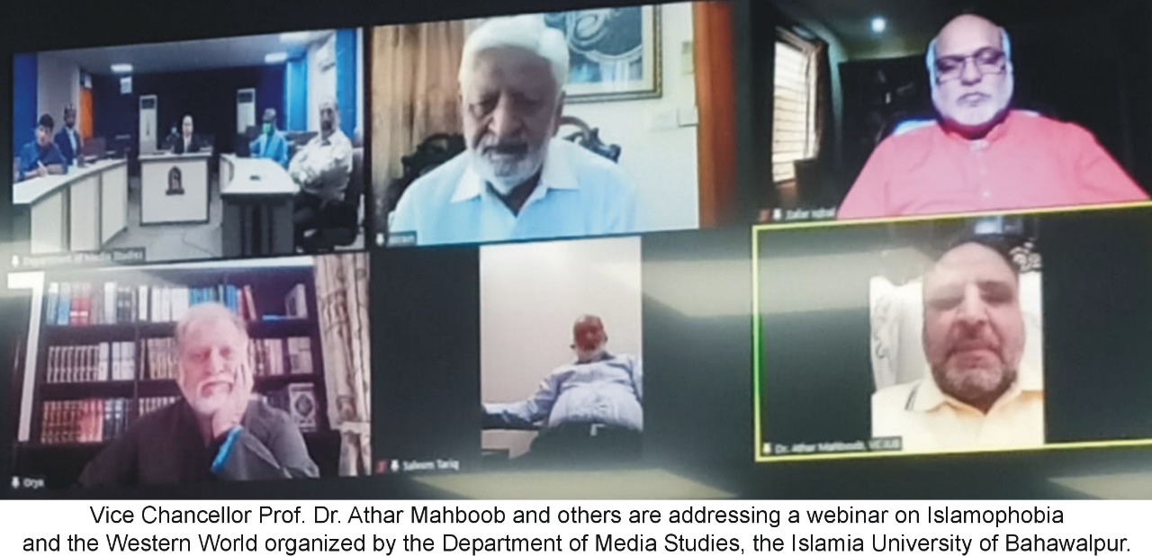 IUB Media Studies Department Conduct a Webinar on Islamophobia and the Western World