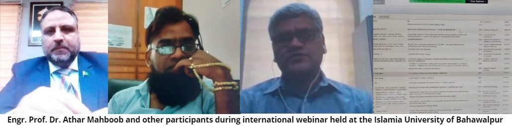 IUB conducted Ian international webinar on science writing on reference management tools
