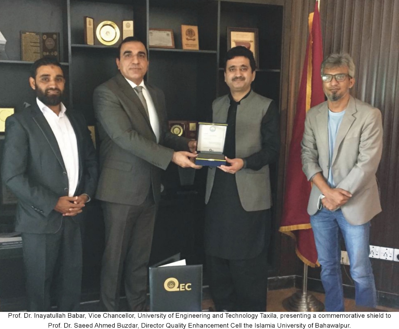 QEC, IUB conducted a Orientation/Training session for the Faculty and Officers of UET, Taxila